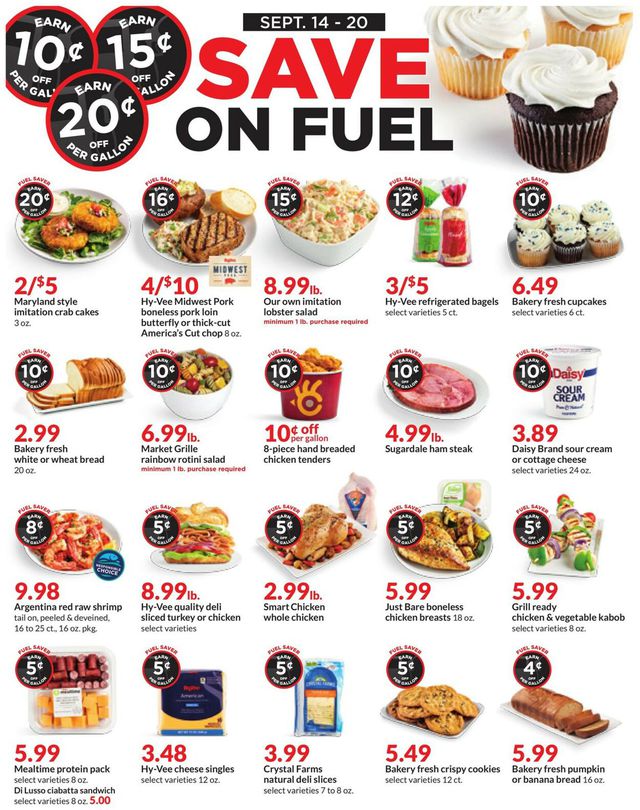 HyVee Ad from 09/14/2022