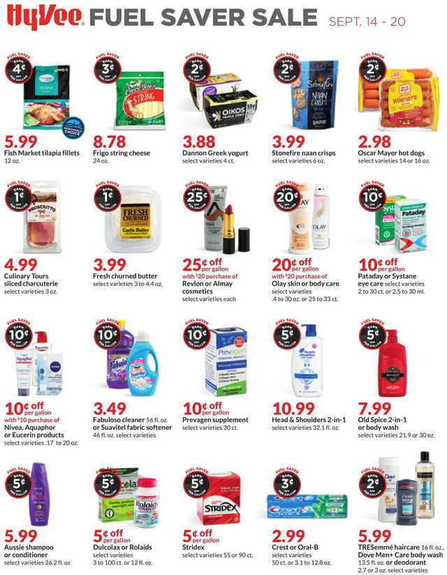 HyVee Ad from 09/14/2022