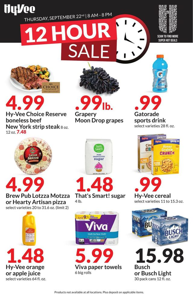 HyVee Ad from 09/22/2022