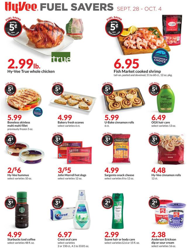 HyVee Ad from 09/28/2022