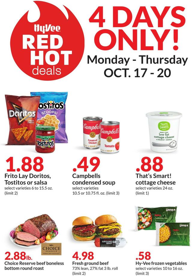 HyVee Ad from 10/17/2022