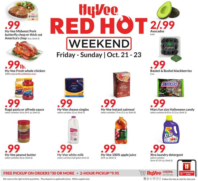 HyVee Ad from 10/21/2022