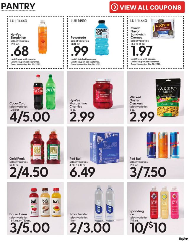 HyVee Ad from 11/01/2022