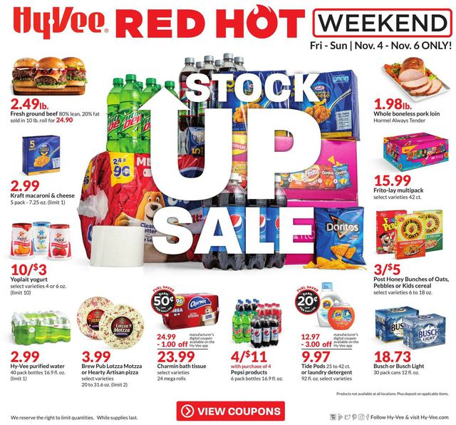 HyVee Ad from 11/04/2022