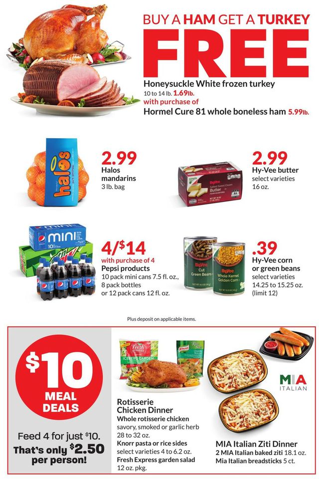 HyVee Ad from 11/18/2022