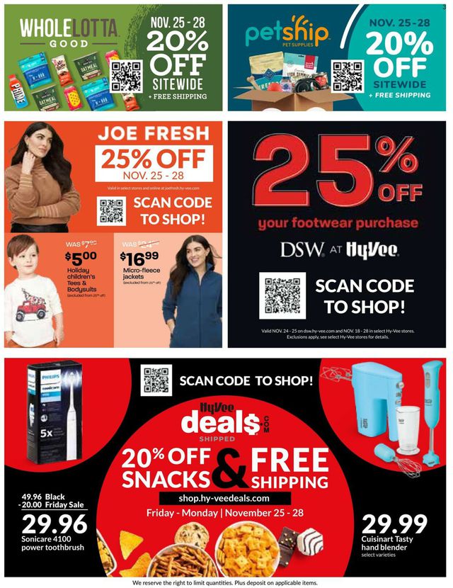 HyVee Ad from 11/25/2022