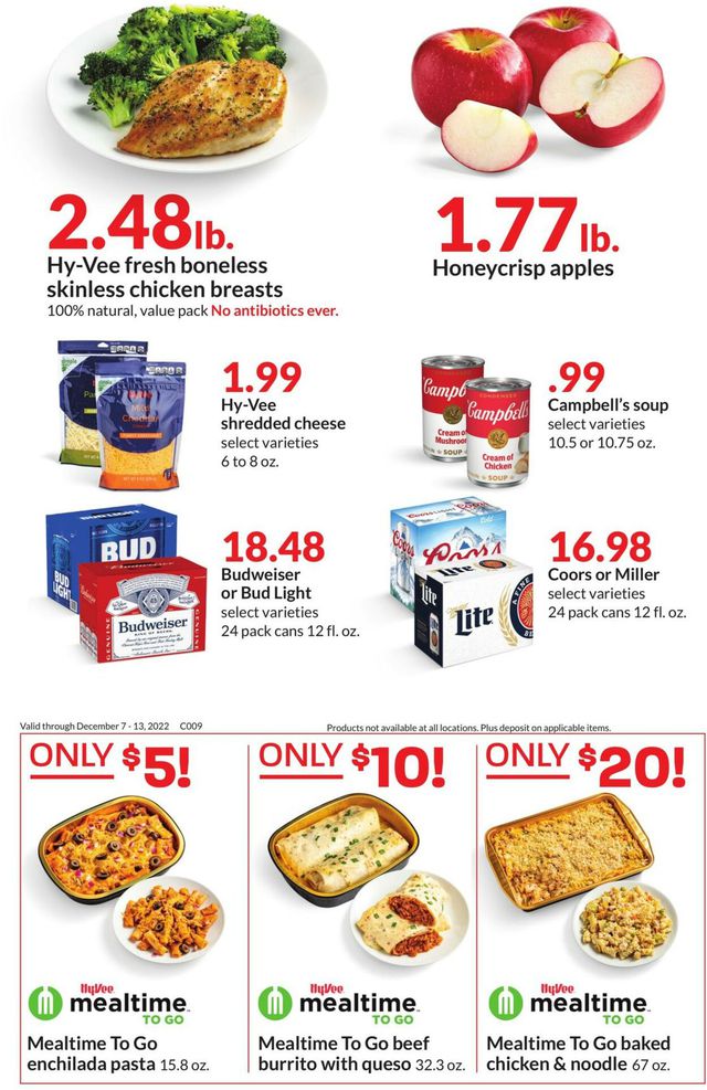 HyVee Ad from 12/09/2022