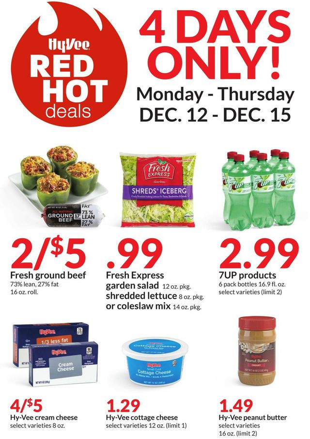 HyVee Ad from 12/12/2022