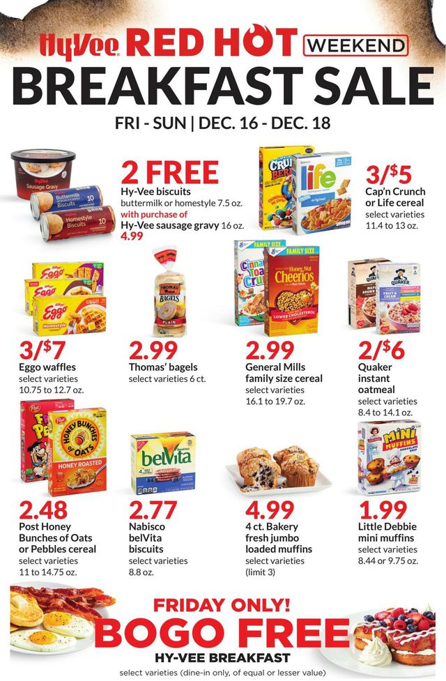HyVee Ad from 12/16/2022
