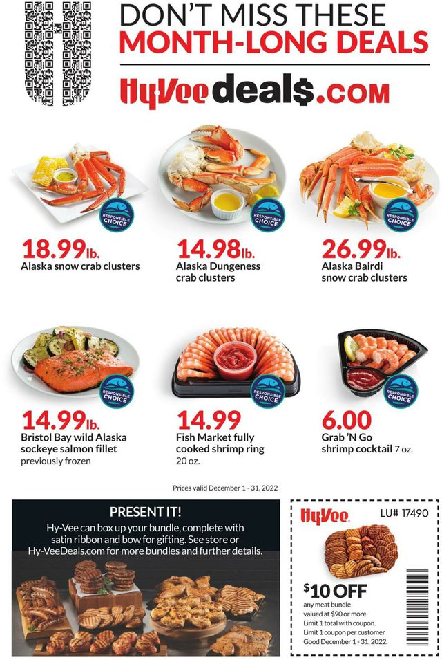 HyVee Ad from 12/19/2022