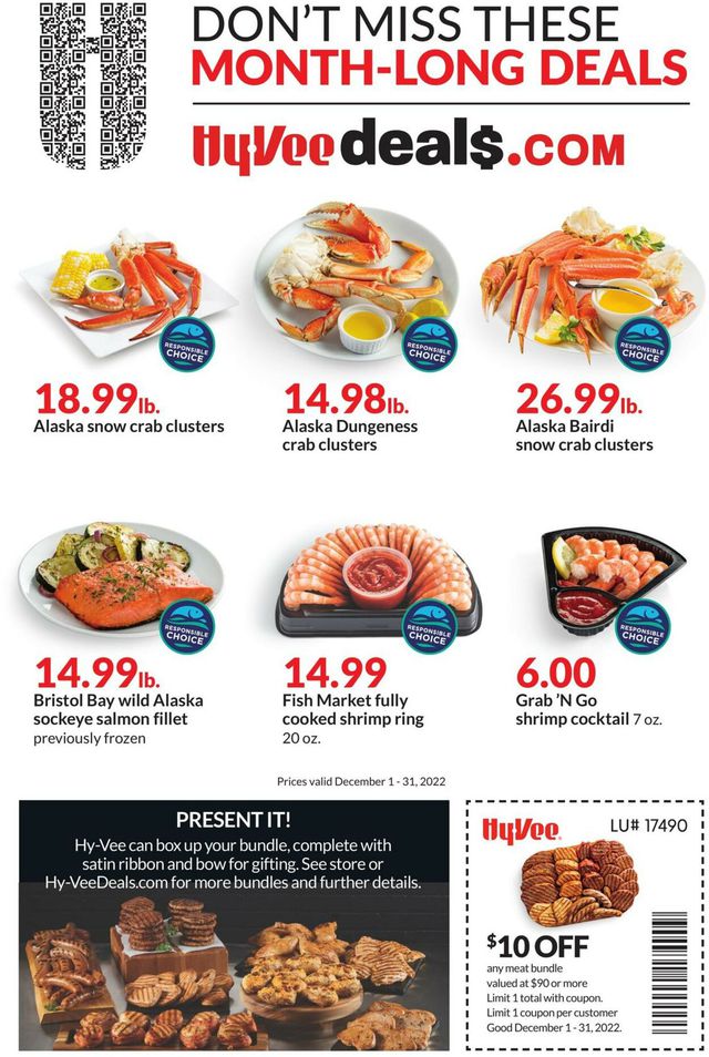 HyVee Ad from 12/26/2022