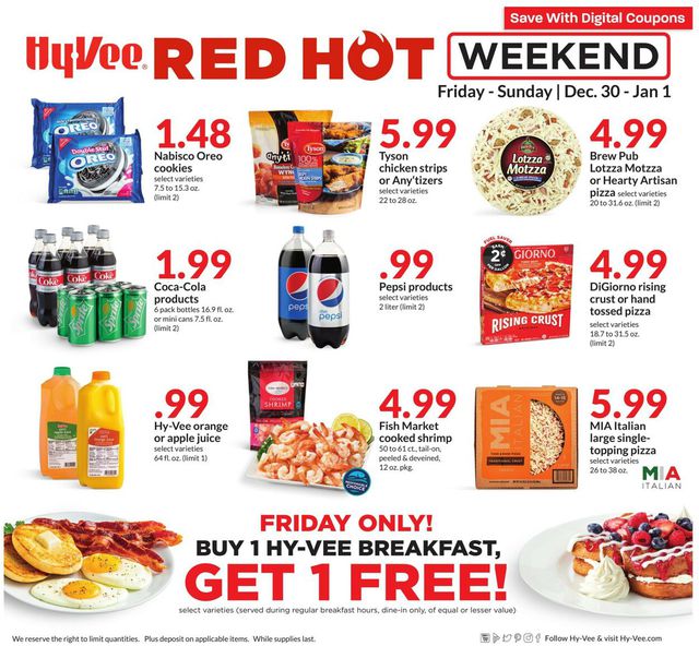 HyVee Ad from 12/30/2022