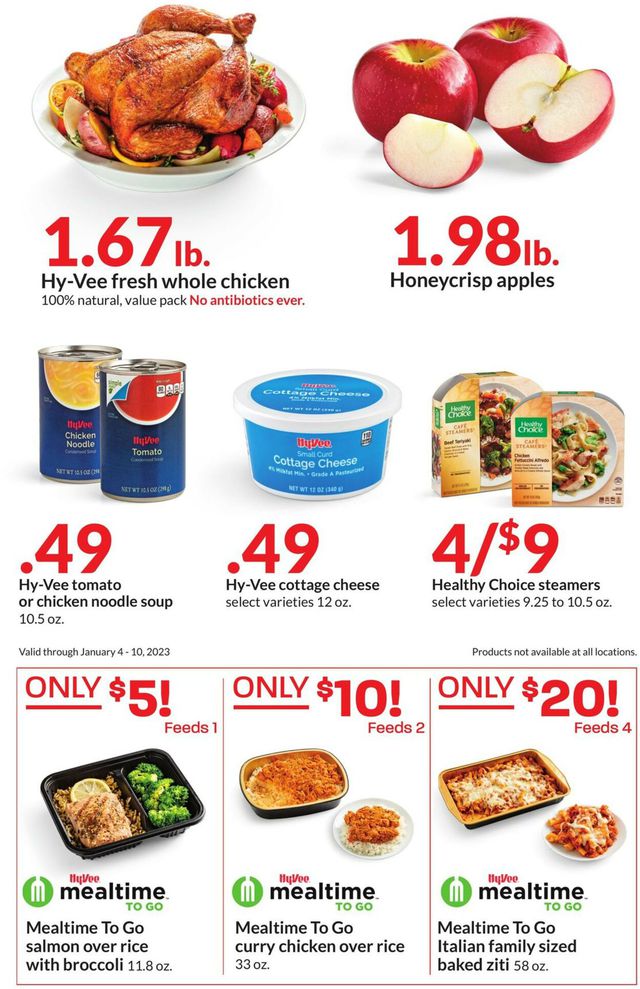 HyVee Ad from 01/06/2023