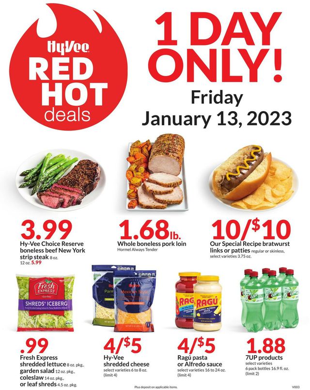 HyVee Ad from 01/13/2023