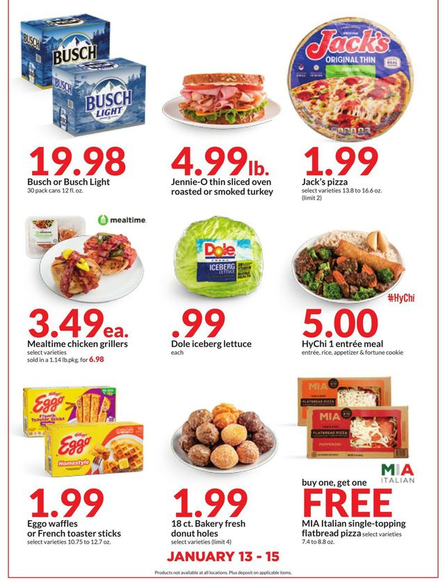 HyVee Ad from 01/13/2023