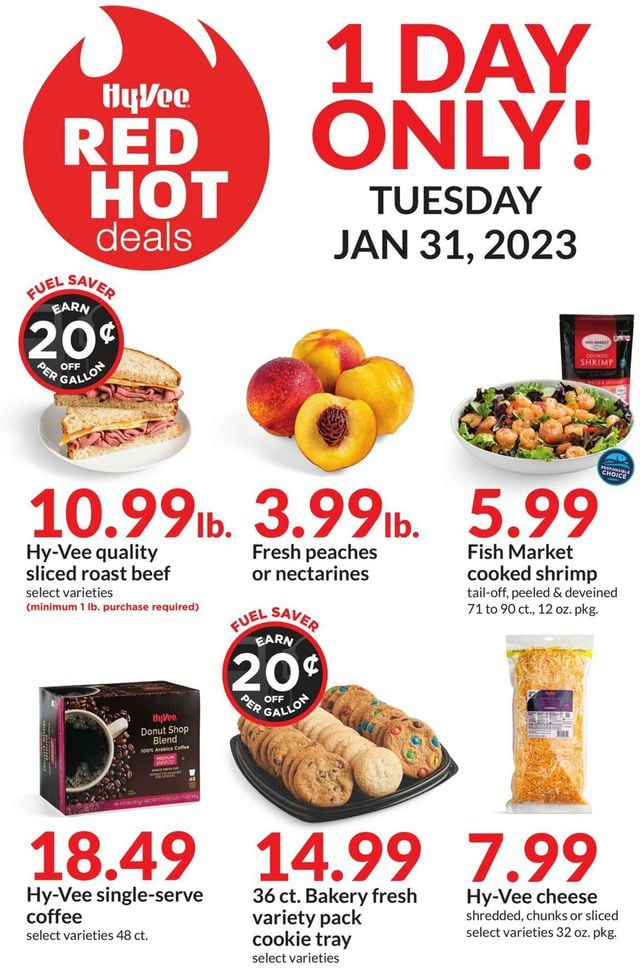 HyVee Ad from 01/31/2023