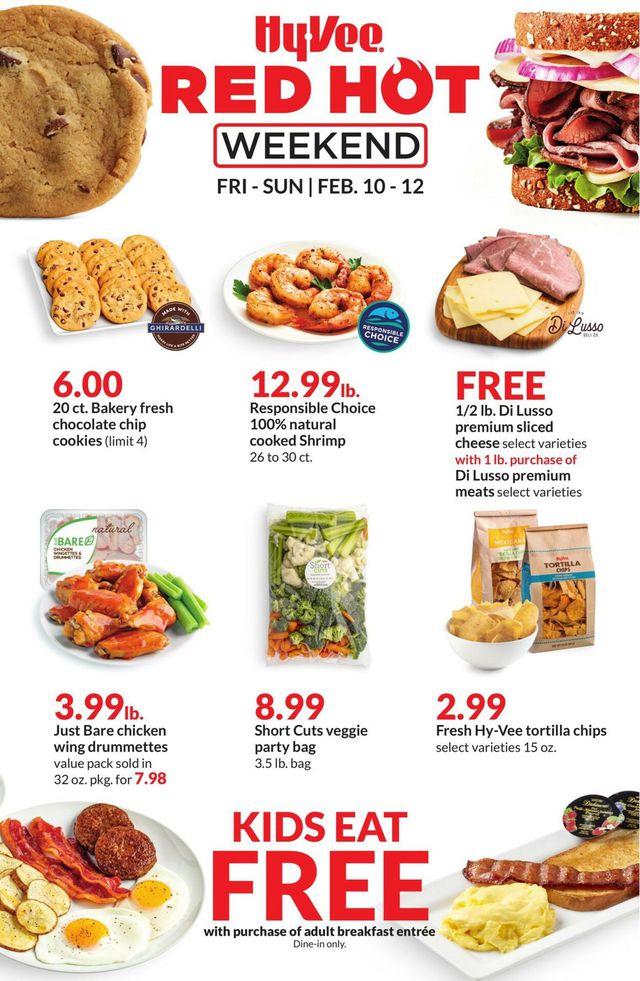 HyVee Ad from 02/10/2023