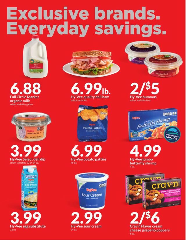 HyVee Ad from 03/08/2023