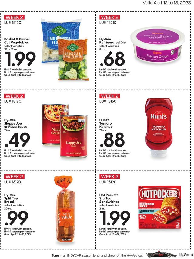 HyVee Ad from 04/01/2023