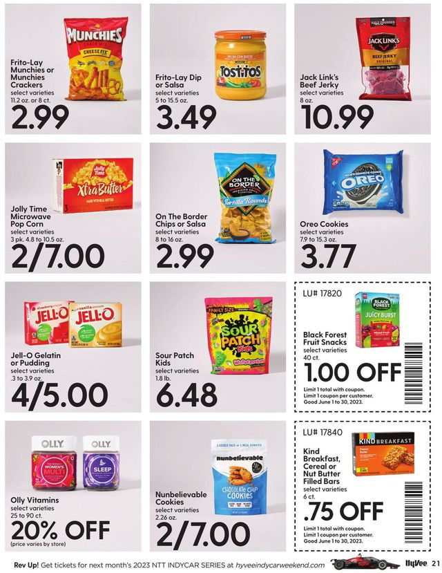 HyVee Ad from 06/01/2023