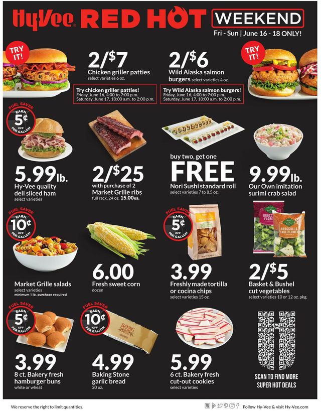 HyVee Ad from 06/16/2023