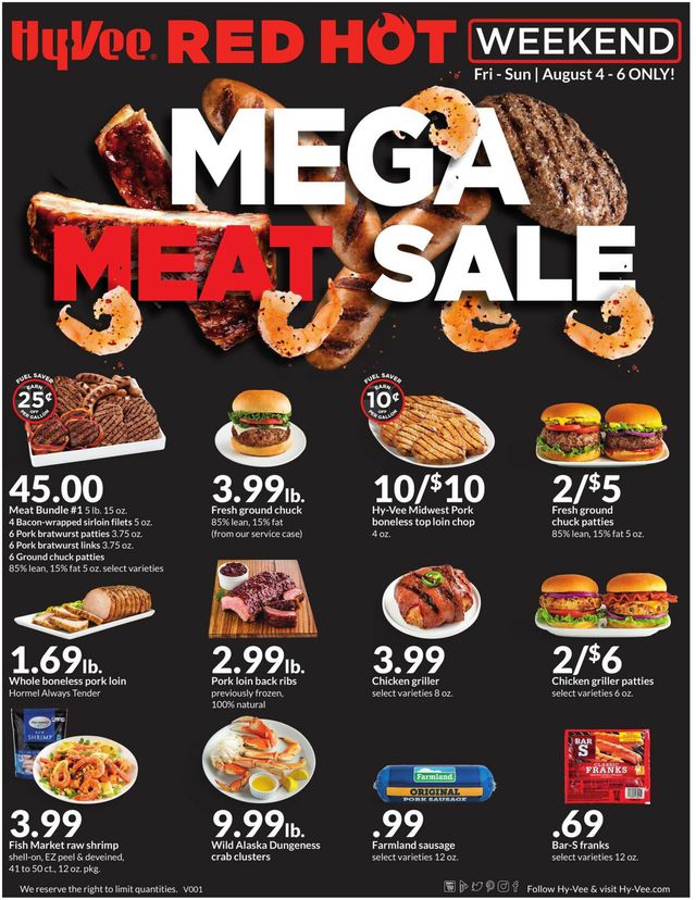 HyVee Ad from 08/04/2023