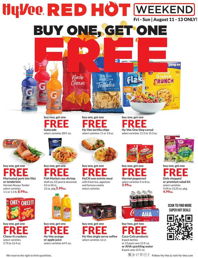 HyVee Ad from 08/11/2023