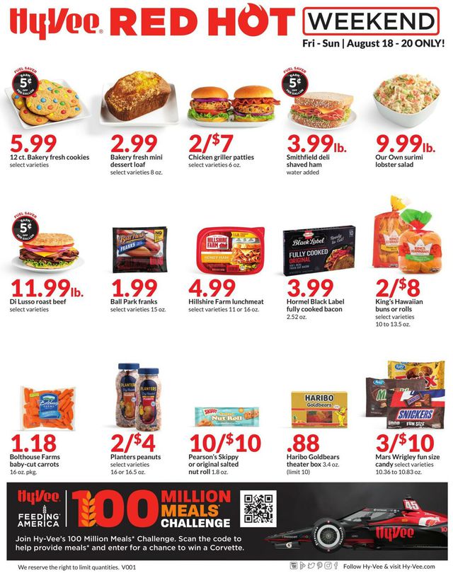 HyVee Ad from 08/18/2023