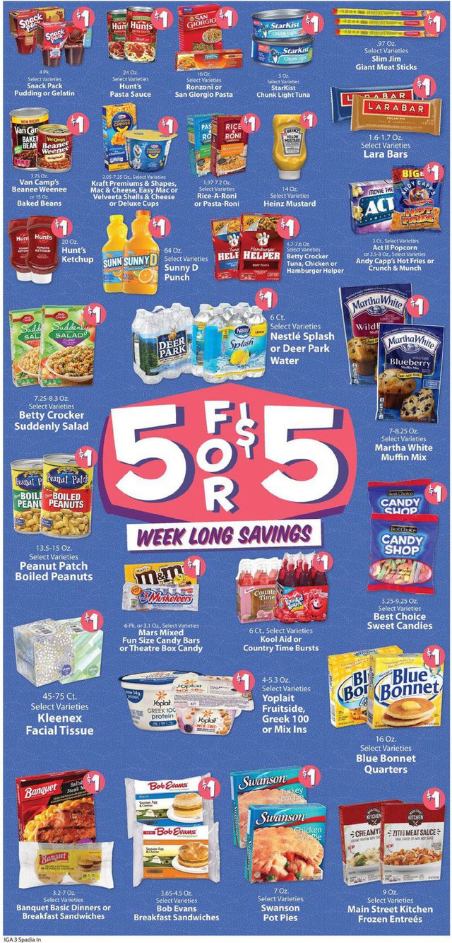 IGA Ad from 07/08/2019