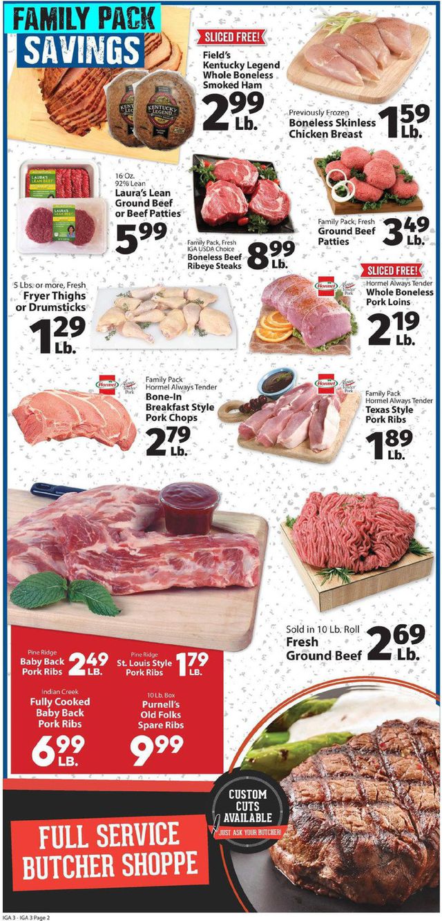 IGA Ad from 07/15/2019