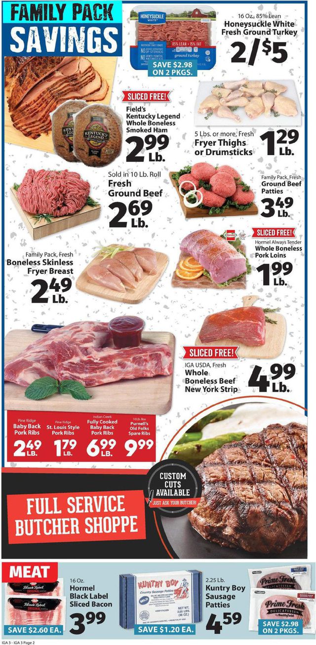 IGA Ad from 07/22/2019