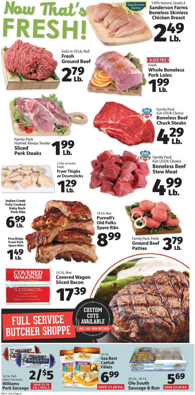 IGA Ad from 09/16/2019