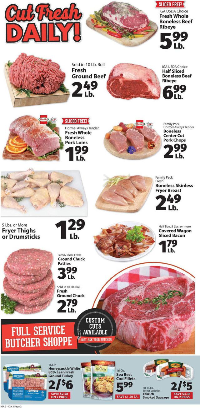 IGA Ad from 10/21/2019
