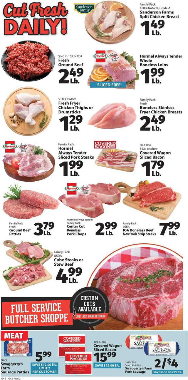 IGA Ad from 11/11/2019