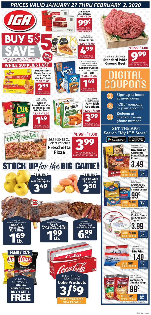 IGA Ad from 01/27/2020