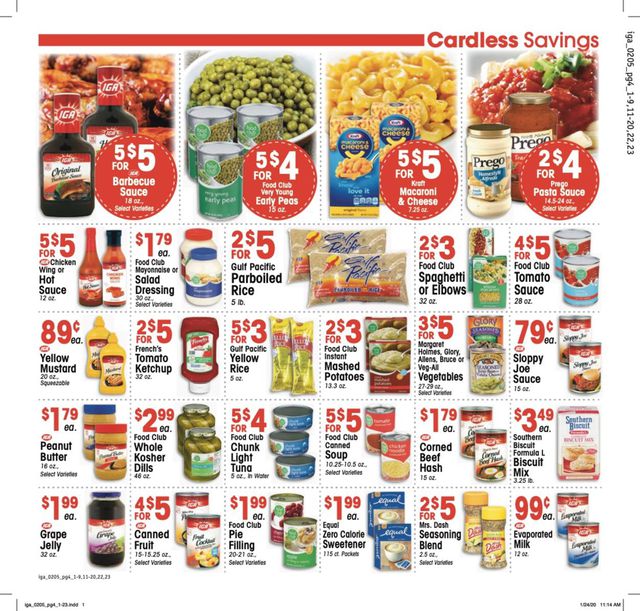 IGA Ad from 02/05/2020