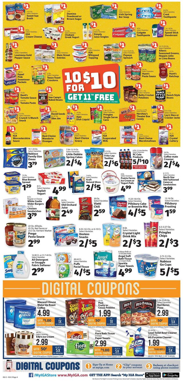 IGA Ad from 03/23/2020