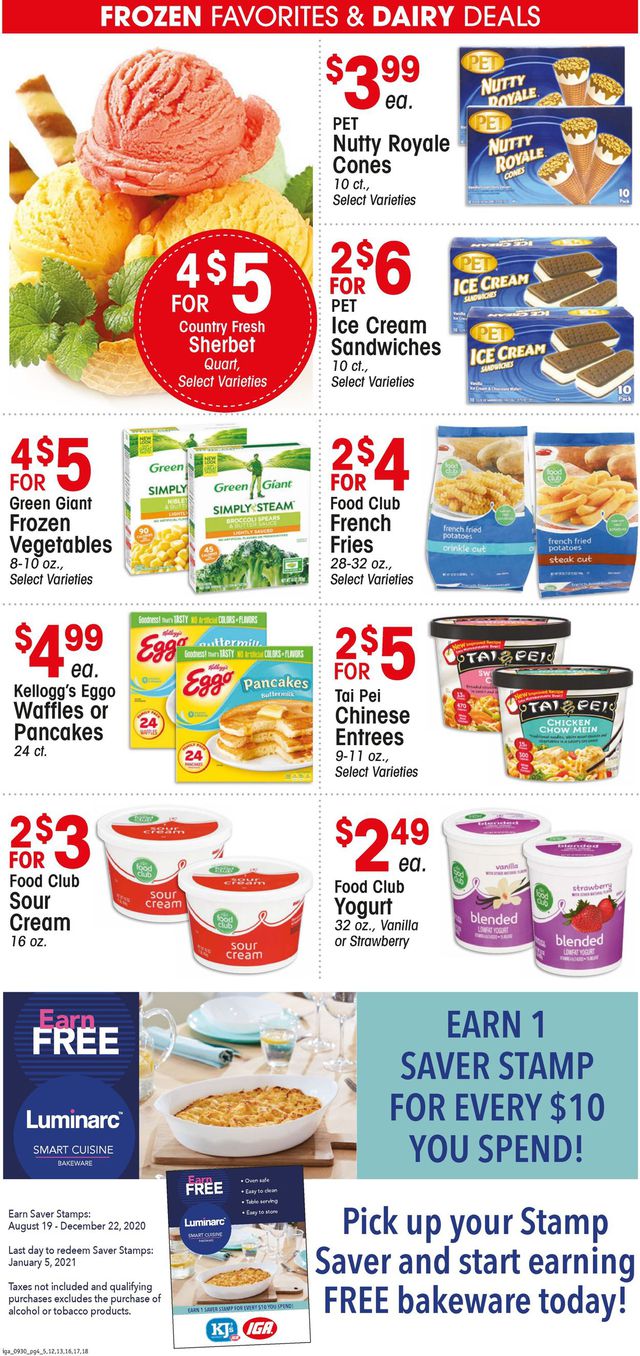 IGA Ad from 09/30/2020