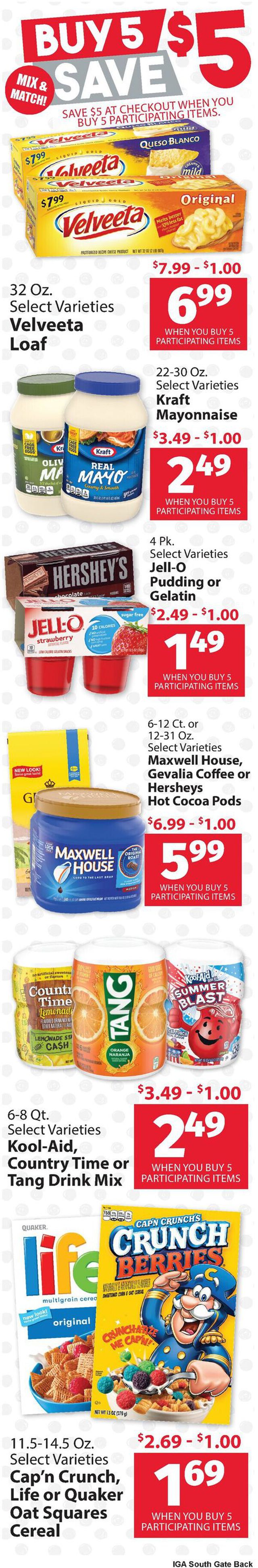 IGA Ad from 09/30/2020