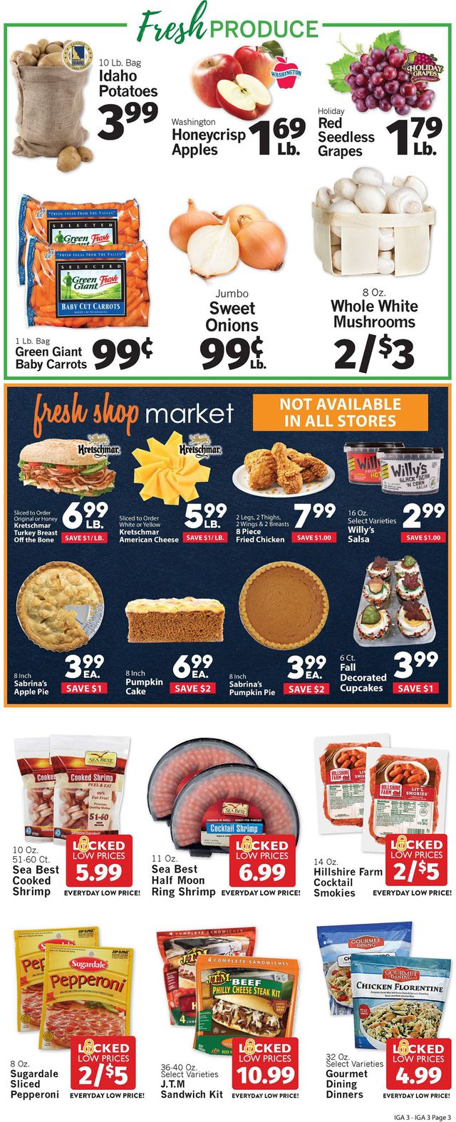 IGA Ad from 10/28/2020