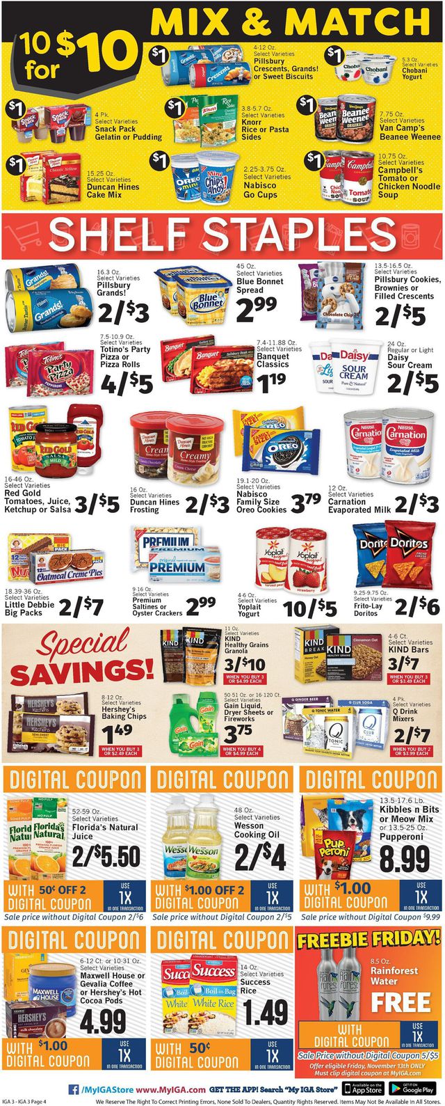 IGA Ad from 11/11/2020