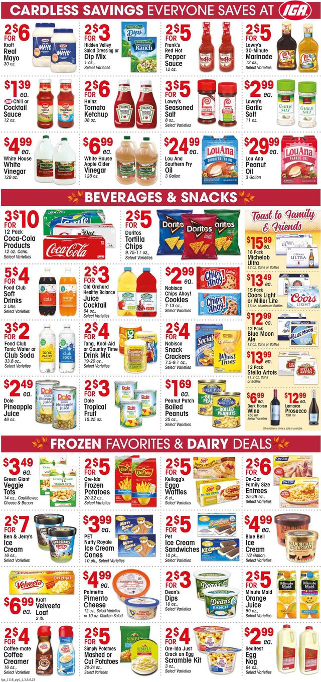 IGA Ad from 11/18/2020