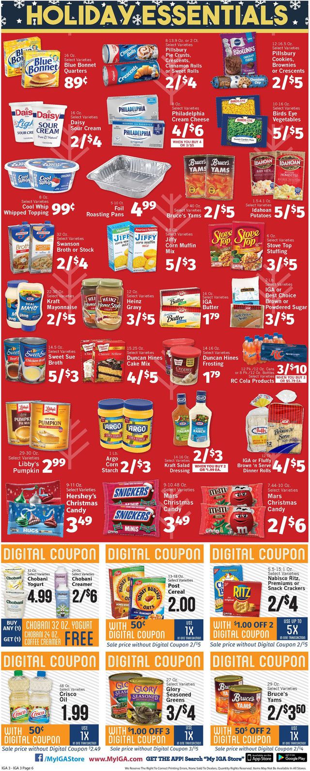 IGA Ad from 12/16/2020