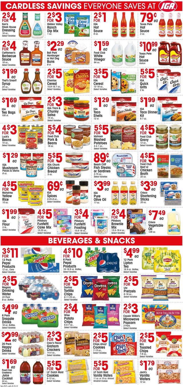 IGA Ad from 04/21/2021