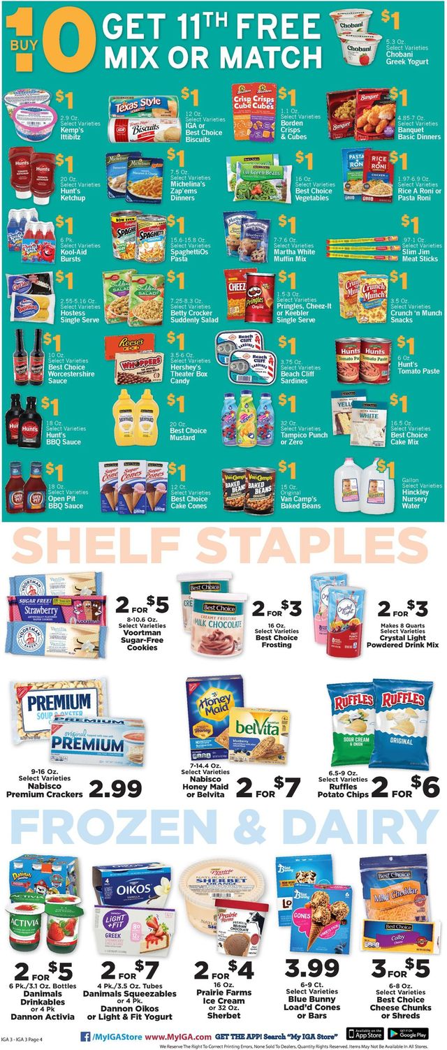 IGA Ad from 07/21/2021