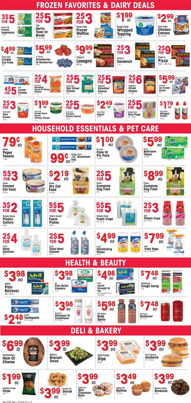 IGA Ad from 07/28/2021