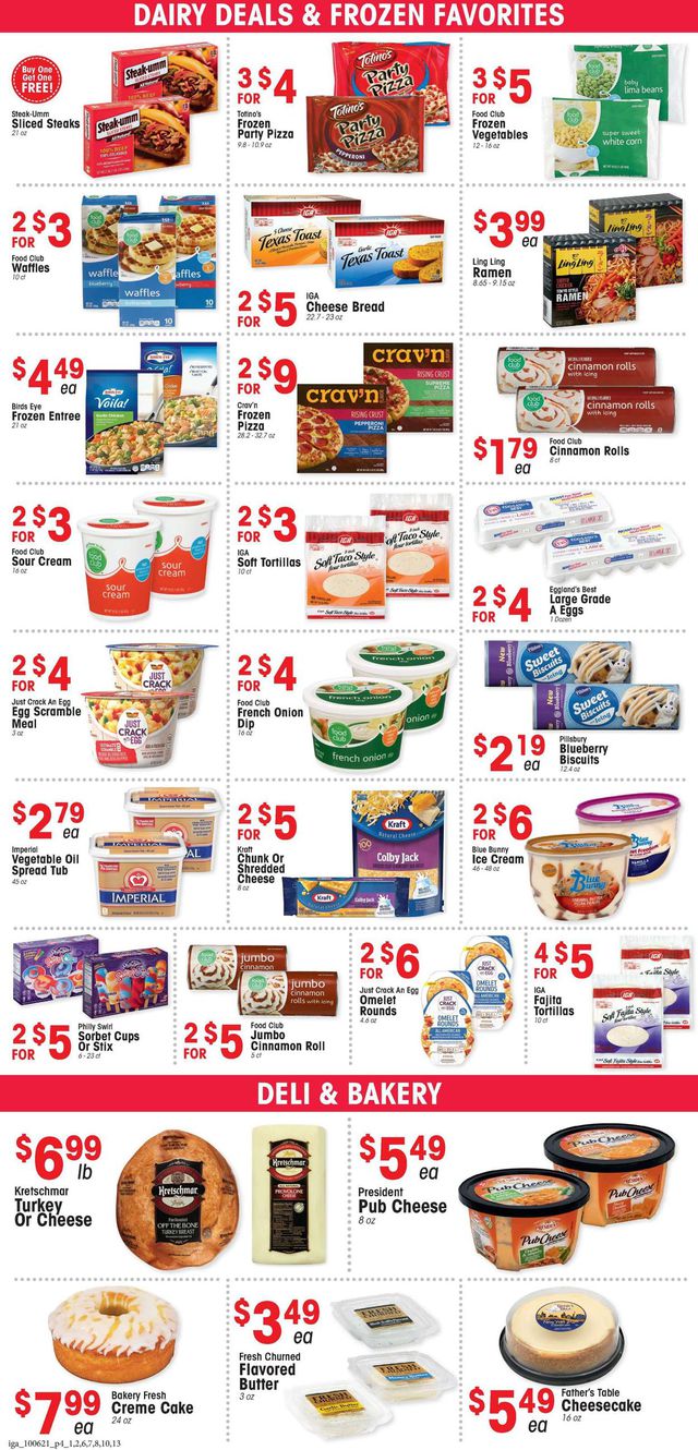 IGA Ad from 10/06/2021