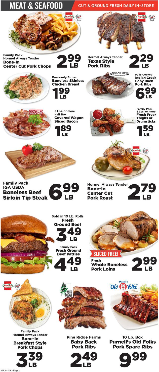 IGA Ad from 10/13/2021