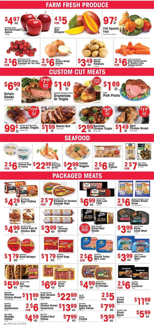 IGA Ad from 10/13/2021