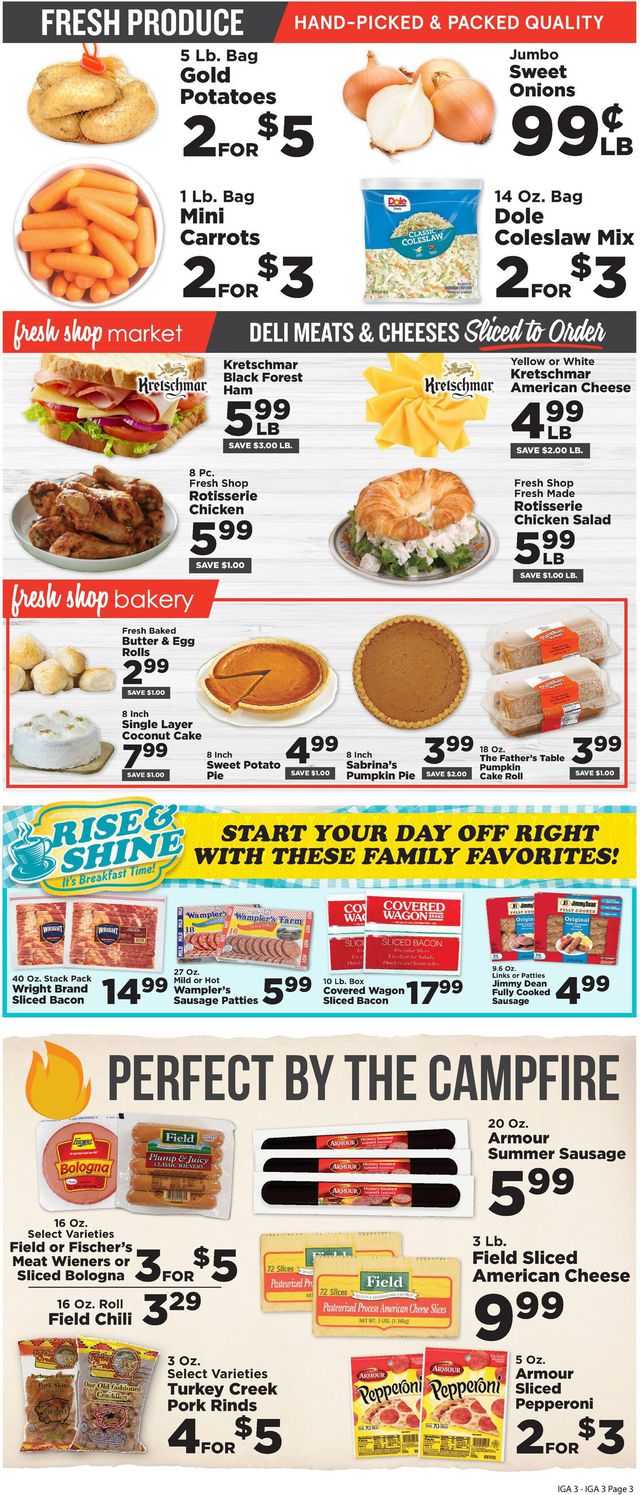 IGA Ad from 11/03/2021